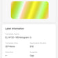 NB427 - NIIMBOT - B18 / N1 - EL14X30mm - 190 LABELS PER ROLL - HOLOGRAM - GOLDEN