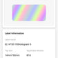 NB428 - NIIMBOT - B18 / N1 - EL14X30mm - 190 LABELS PER ROLL - HOLOGRAM SILVER