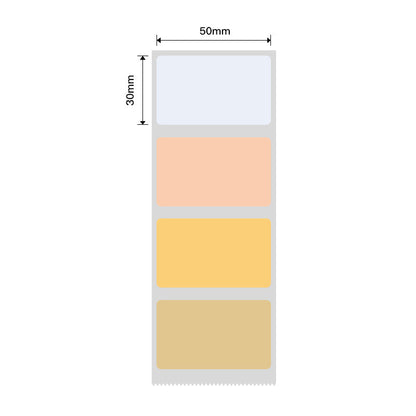 NB438 - NIIMBOT - B1 / B21 / B3S / B4 - 50X30MM - 230 THERMAL LABELS - HEAL THE FOREST DESIGN
