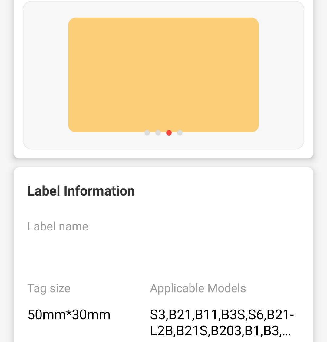 NB438 - NIIMBOT - B1 / B21 / B3S / B4 - 50X30MM - 230 THERMAL LABELS - HEAL THE FOREST DESIGN
