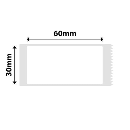 NB440 - Niimbot - B1 / B21 / B31 / B3S / B4 - 30x60mm - 125 White Labels