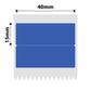 NB441 - NIIMBOT - B1 / B21 / B3S - 40X15/2MM - 460 BLUE THERMAL LABELS