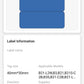 NB441 - NIIMBOT - B1 / B21 / B3S - 40X15/2MM - 460 BLUE THERMAL LABELS