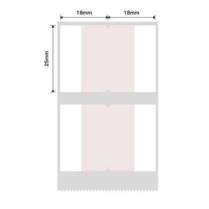 NB442 - NIIMBOT - B1 / B21 / B3S / B4 - T36X25MM - 260 LABELS PER ROLL -  PINK INDEX STICKER DESIGN