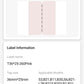 NB442 - NIIMBOT - B1 / B21 / B3S - T36X25MM - 260 LABELS PER ROLL -  PINK INDEX STICKER DESIGN