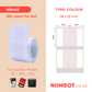 NB442 - NIIMBOT - B1 / B21 / B3S - T36X25MM - 260 LABELS PER ROLL -  PINK INDEX STICKER DESIGN
