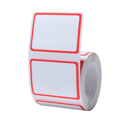 NB444 - NIIMBOT - B1 / B21 / B3S / B4 - 40X30MM - 230 THERMALS LABELS - RED FRAME DESIGN