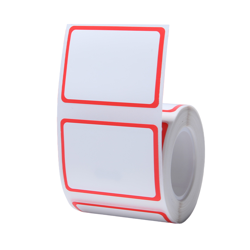 NB444 - NIIMBOT - B1 / B21 / B3S / B4 - 40X30MM - 230 THERMALS LABELS - RED FRAME DESIGN