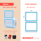 NB446 - NIIMBOT - B1 / B21 / B3S - T40X60MM - 120 LABELS PER ROLL - GREEN
