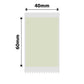 NB446 - NIIMBOT - B1 / B21 / B3S - T40X60MM - 120 LABELS PER ROLL - GREEN