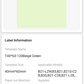 NB446 - NIIMBOT - B1 / B21 / B3S - T40X60MM - 120 LABELS PER ROLL - GREEN