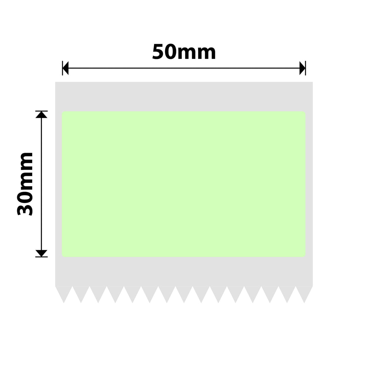 NIIMBOT - B Range - 50x30mm - Green - 230 Labels