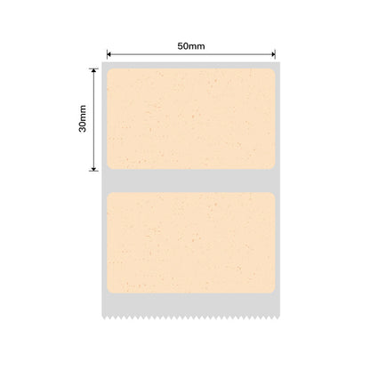 NB448 - NIIMBOT - B1 / B21 / B3S / B4 - 50X30MM - 230 THERMAL LABELS - CRAFT PAPER COLOUR DESIGN