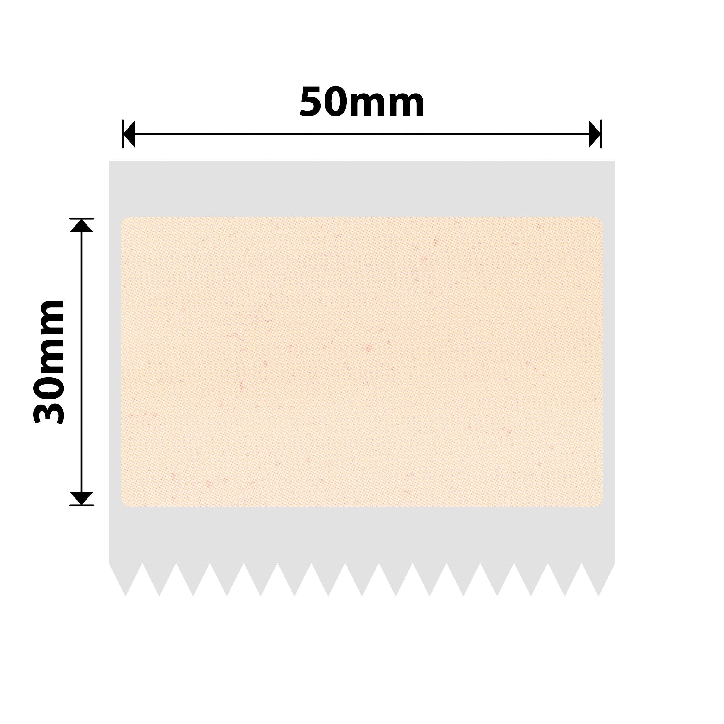 NB448 - Niimbot - B1 / B21 / B31 / B3S / B4 - 50x30mm - 230 Kraft Labels