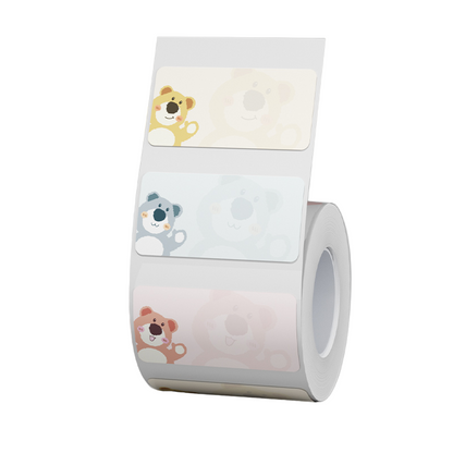 NB452 - NIIMBOT - B1 / B21 / B3S / B4 - T40X20MM - 320 LABELS PER ROLL - CUTE BEAR DESIGN