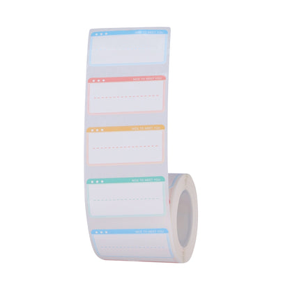 NB456 - NIIMBOT - B1 / B21 / B3S / B4 - T40X20MM - 320 LABELS PER ROLL - NICE TO MEET YOU DESIGN