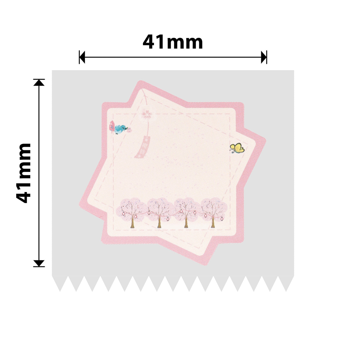 NIIMBOT - B Range - 41x41mm - Cherry Blossom - 170 Labels