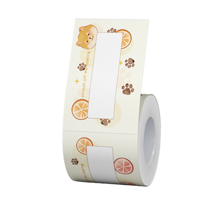NB471 - NIIMBOT - B1 / B21 / B3S / B4 - TP40X60MM - 115 LABELS PER ROLL -  YELLOW LEMON DESIGN