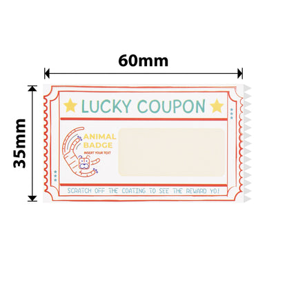NB472 - NIIMBOT - B1 / B21 / B3S / B4 - 35X60MM - 115 LUCKY TIGER LABELS