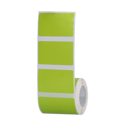 NB495 - NIIMBOT - B1 / B21 / B3S / B4 - T50X30MM - 230 THERMAL LABELS - FROZEN  BEAN GREEN