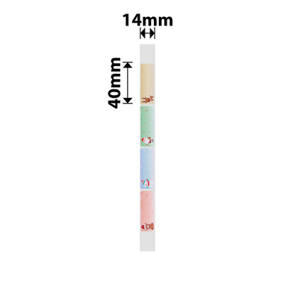 NB504 - NIIMBOT - D11 / D101 / D110 / H1S - R14X40MM - 160 LABELS PER ROLL - CHRISTMAS