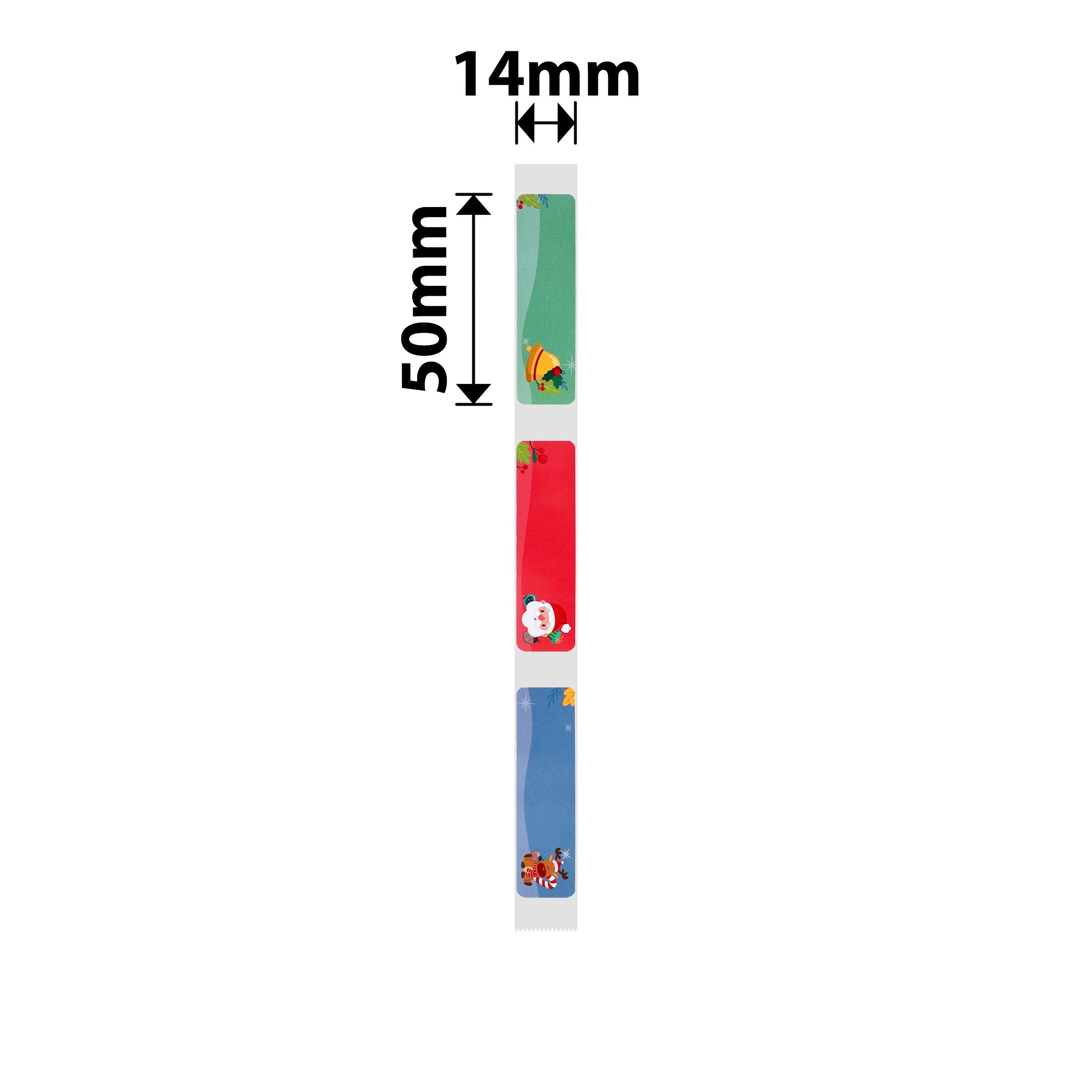 NIIMBOT - D11 / D101 / D110 / H1S - 14X50MM - 130 LABELS - CHRISTMAS