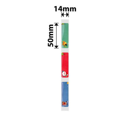 NIIMBOT - D11 / D101 / D110 / H1S - 14X50MM - 130 LABELS - CHRISTMAS