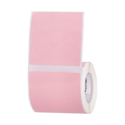 NB515 - NIIMBOT - B1 / B21 / B3S / B4 - R50X50MM - 150 LABELS PER ROLL - ROUND - PINK