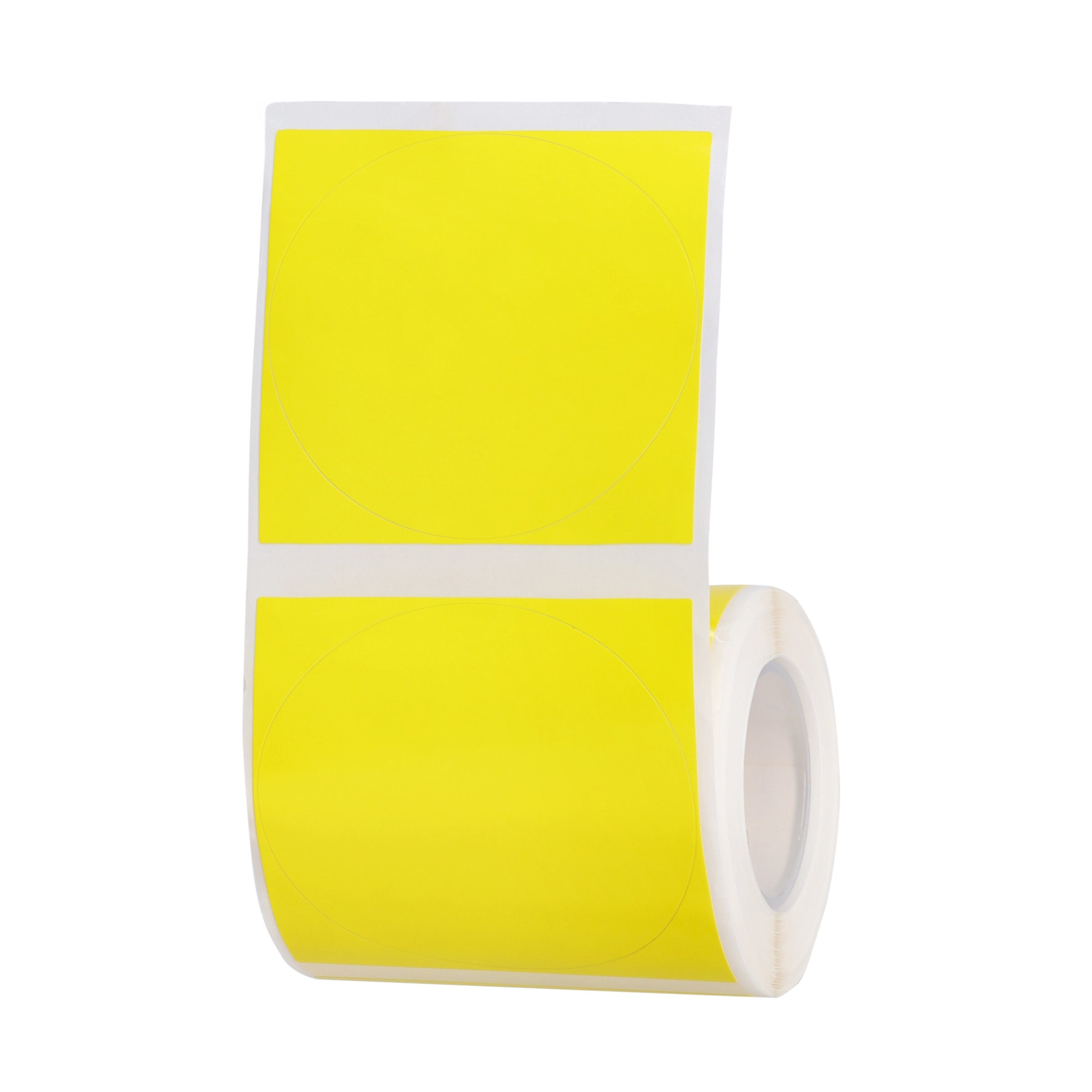 NB516 - NIIMBOT - B1 / B21 / B3S / B4 - R50X50MM - 150 LABELS PER ROLL - ROUND - YELLOW