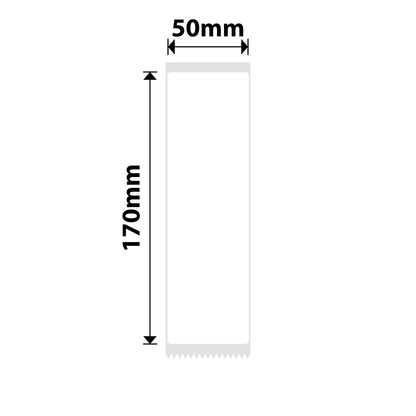 NB523 - NIIMBOT - B1 / B21 / B3S / B4 - T50X170MM - 45 LABELS PER ROLL - RECTANGLE - WHITE