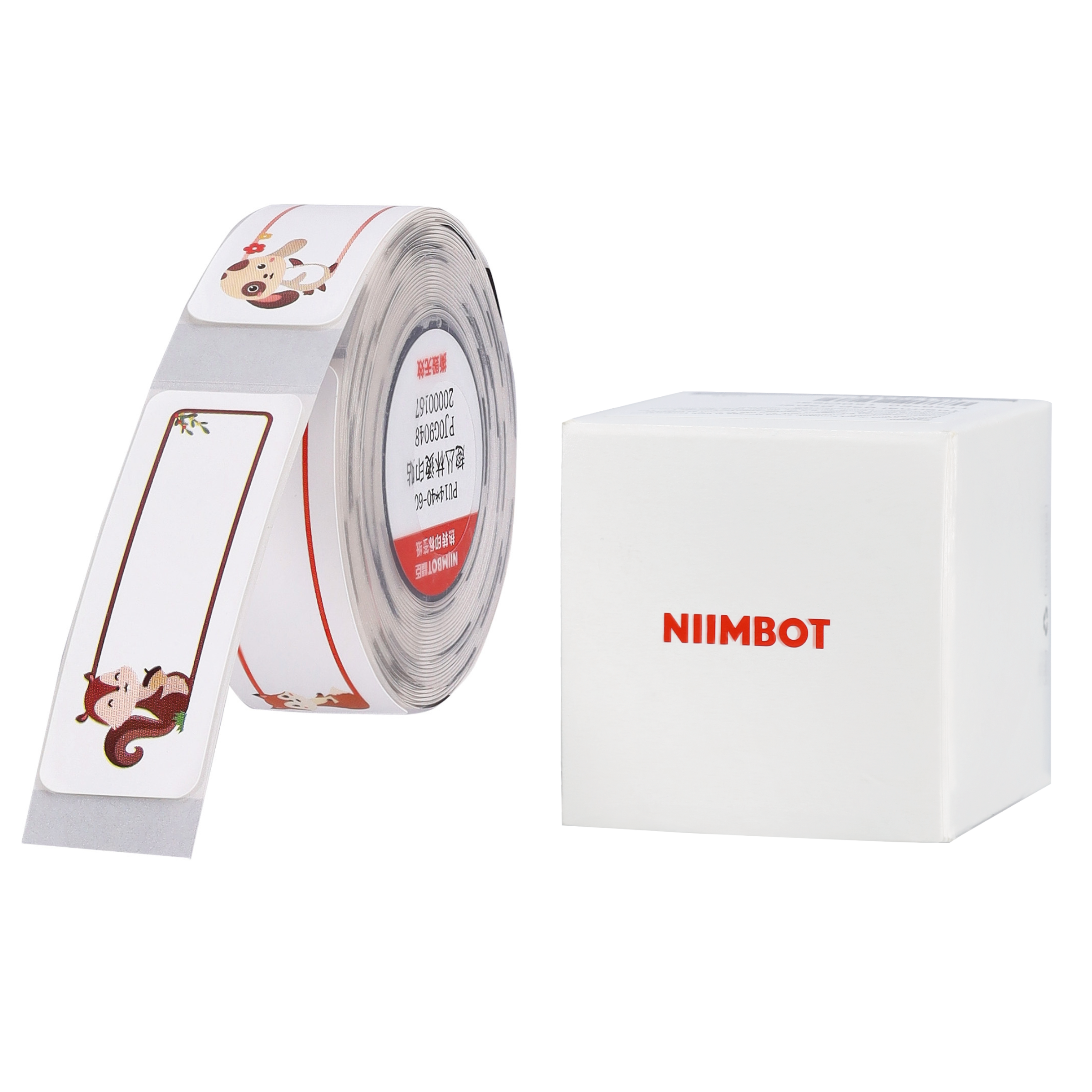 NB528 - NIIMBOT - B18 / N1 - PU14X40mm - 60 LABELS PER ROLL - IRON ON LABEL - FUN JUNGLE