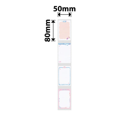 NB533 - NIIMBOT - B1 / B21 / B3S / B4 - T50X80MM - 95 LABELS - CUTE MEMO