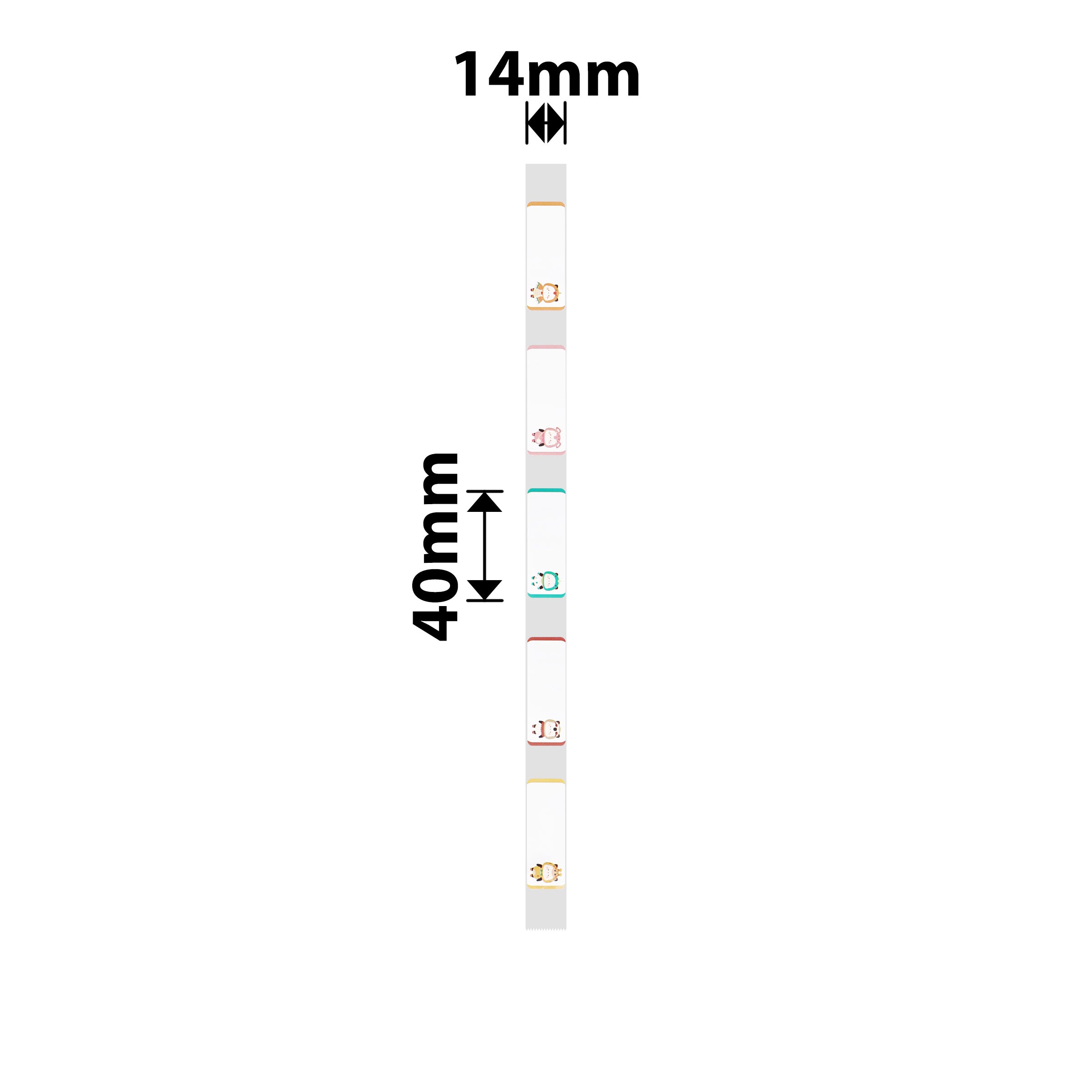 NB537 - NIIMBOT - D11 / D101 / D110 / H1S - T14X40MM - 160 LABELS PER ROLL - STARMOLY