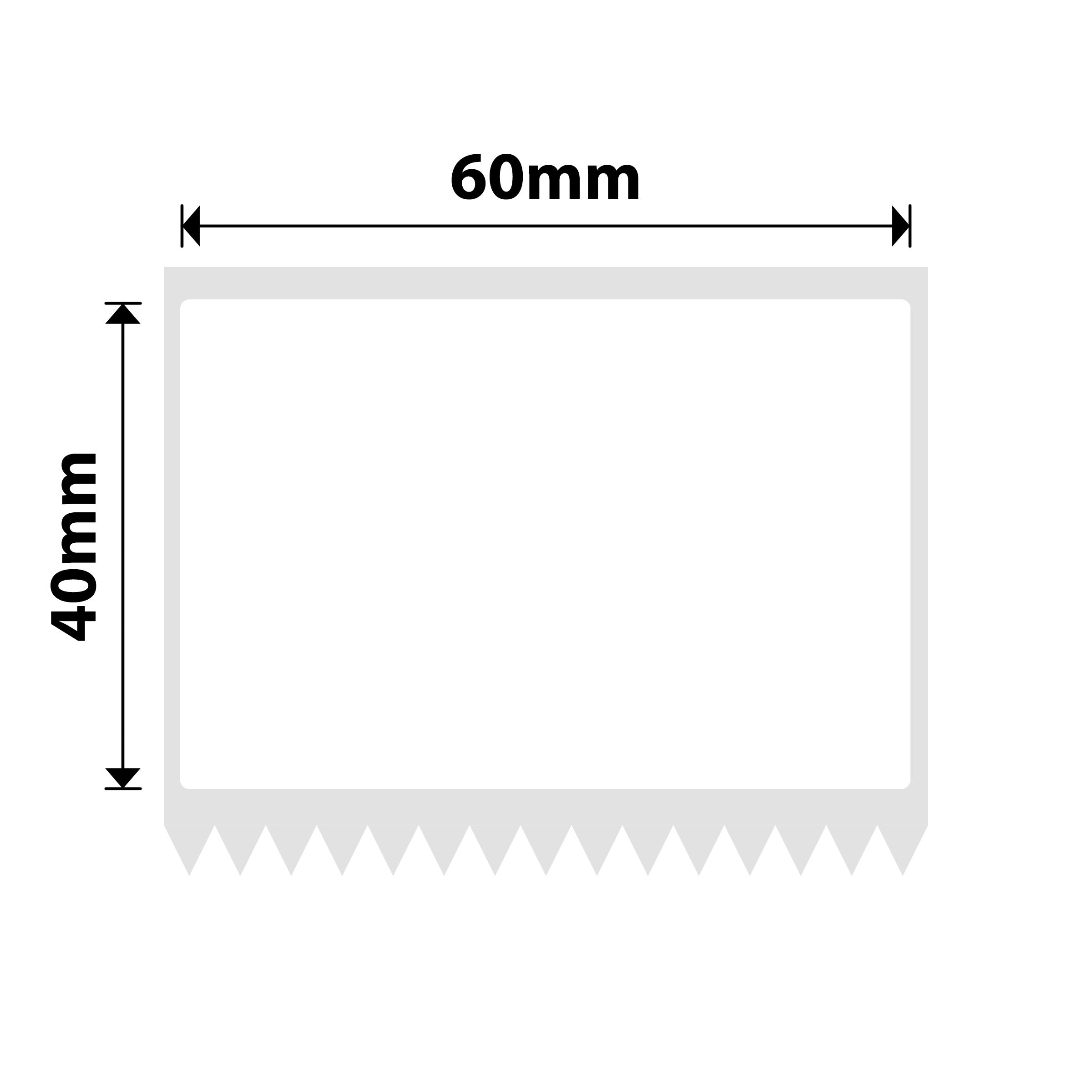 NB541 - NIIMBOT - K2 / K3  - T60X40MM - 690 LABELS PER ROLL - WHITE