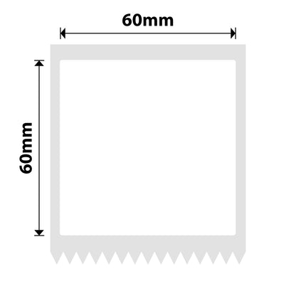 NB546 - NIIMBOT - K2 / K3 - T60X60MM - 470 LABELS PER ROLL - WHITE
