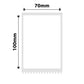 NB550 - NIIMBOT - K3 ONLY - T70X100MM - 290 LABELS PER ROLL - WHITE