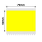 NB551 - NIIMBOT - K3 ONLY - T70X50MM - 560 LABELS PER ROLL - YELLOW
