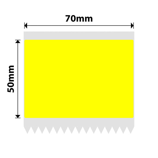 NB551 - NIIMBOT - K3 ONLY - T70X50MM - 560 LABELS PER ROLL - YELLOW