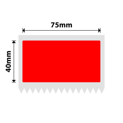 NB554 - NIIMBOT - K3 ONLY - T75X40MM - 690 LABELS PER ROLL - RED