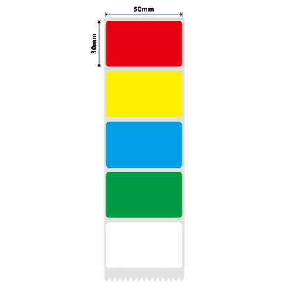 NIIMBOT - K3 Only - 50x30mm - Colourful B - Rgb - 965 Labels