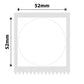 NB564 - NIIMBOT - K3 ONLY - T52X52MM - 580 LABELS PER ROLL - WHITE ROUND
