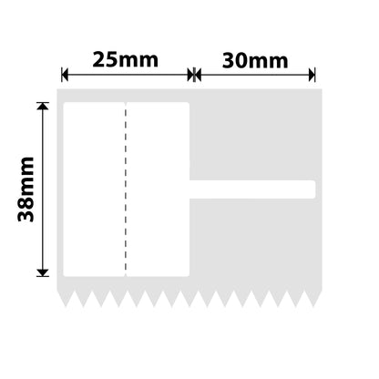 NB577 - NIIMBOT - K2 / K3 - T25X38+30MM - 700 LABELS PER ROLL - WHITE CABLE