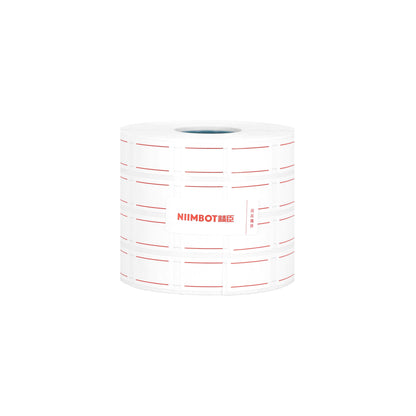 NB583 - NIIMBOT - K3 ONLY - T14X22MM/4L - 4,800 LABELS PER ROLL - RED DOUBLE LINE