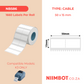NB586 - NIIMBOT - K2 / K3 - T50X15MM - 1,660 LABELS PER ROLL - WHITE JEWELLERY