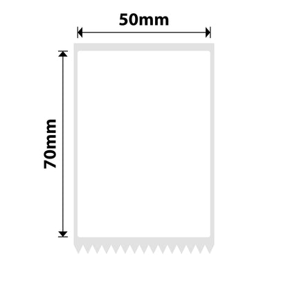 NB593 - NIIMBOT - M2 / M3 - 50X70MM - 100 WHITE PET LABELS