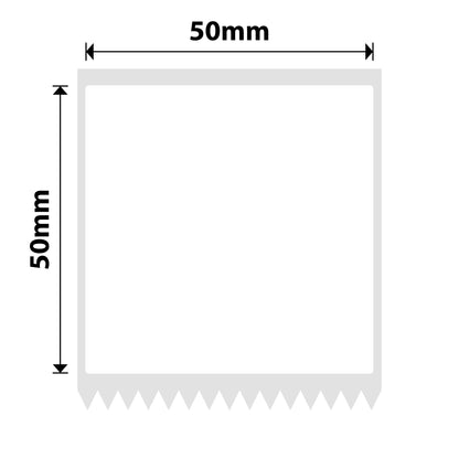 NB597 - NIIMBOT - M2 / M3 - EW50X50MM - 150 THERMAL TRANSFER LABELS - WHITE - SQUARE - PET