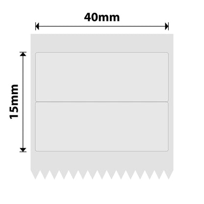 NB615 - NIIMBOT - B1 / B21 / B3S / B4 - TT40X15MM/2R - 460 LABELS PER ROLL - TRANSPARENT