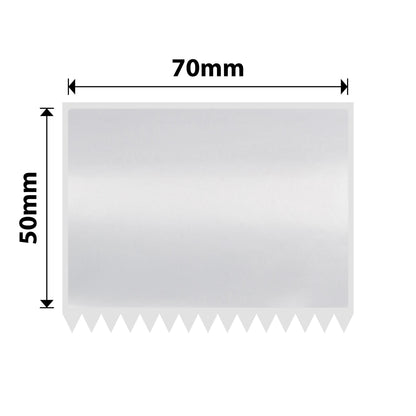 NB620 - NIIMBOT - M3 ONLY - ES70X50MM - 150 THERMAL TRANSFER LABELS - SILVER - RECTANGLE