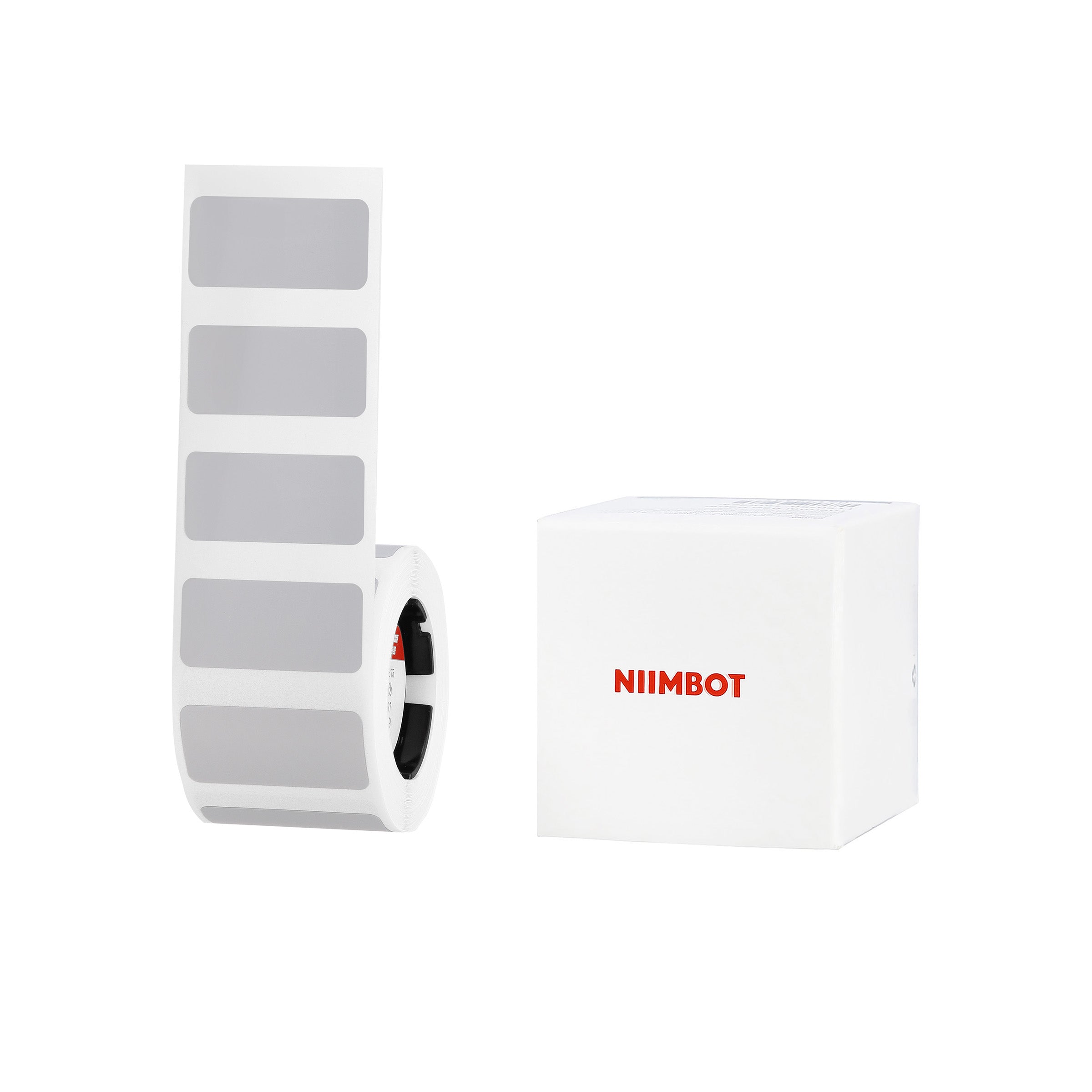 NB628 - NIIMBOT - M2_H / M3 - 30X14 - 375 LABELS - MATTE SILVER ANTI-COUNTERFEITING