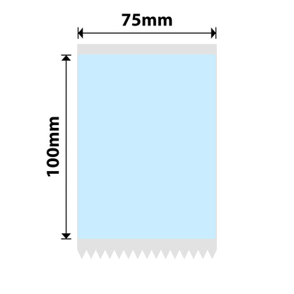 NB633 - NIIMBOT - B3S / B4 ONLY - 75X100MM - 75 BABY BLUE LABELS